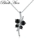 BLACK AWN ожерелье серебряного цвета для женщин элегантные ожерелья-бабочки Подвески модные ювелирные изделия K041