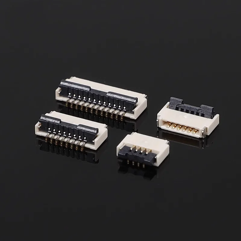 

FPC/FPC позолоченный, расстояние 0,5 мм, 1,0 H, задний пресс, откидной тип, горизонтальная нашивка, ультратонкая кабельная розетка 4P-40P