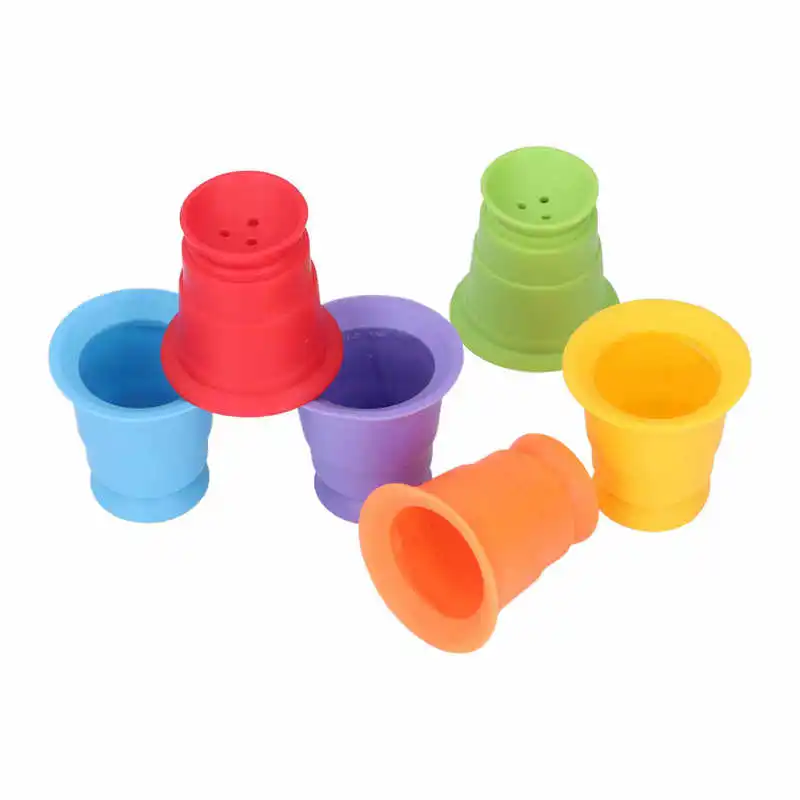 

Baby Stacking Cups Colourful Cup Toy Safety Funny for Home for Baby