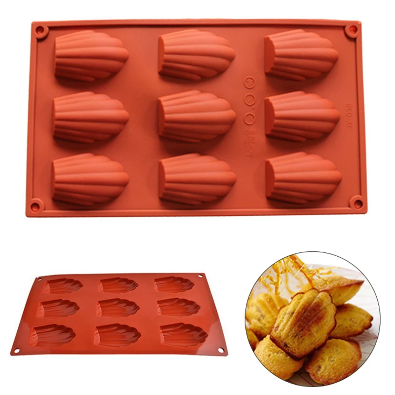

Even Madeleine Silicone Shell Cake Mold Baking Pan Mould Cookies Biscuit Chocolate Bakeware Tools Kitchen Accessories Dessert