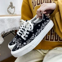 hot spring womens canvas white platform casual sneakers women vulcanized shoes flats