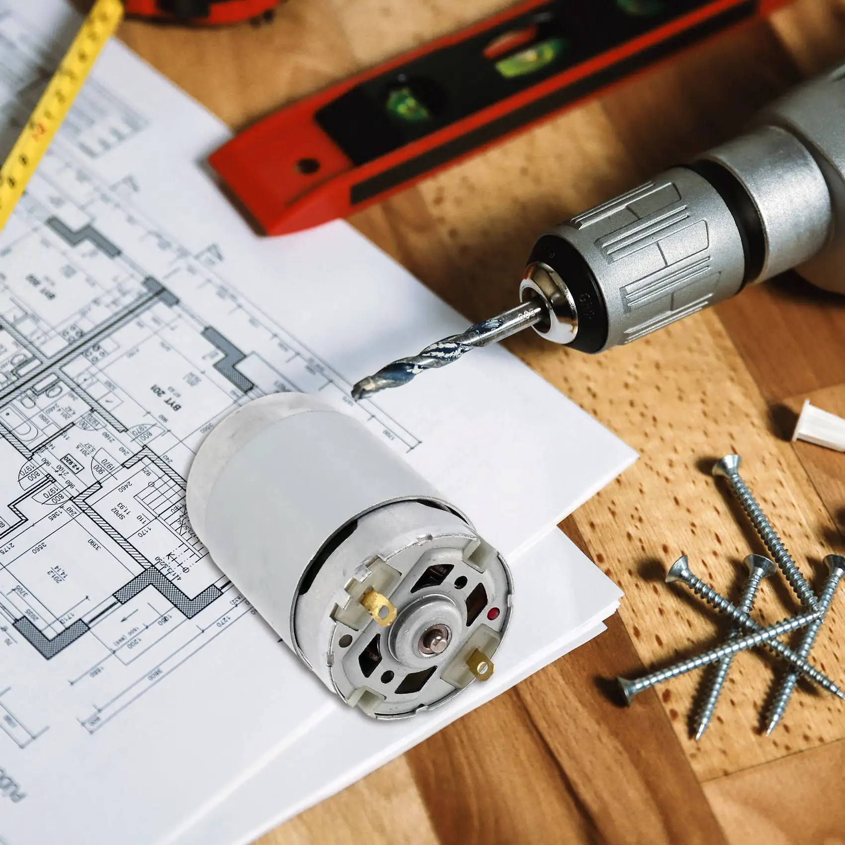 Двигатель постоянного тока RS550 13 зубьев 9 5 мм замена для фотоотвертки GSR GSB 18V