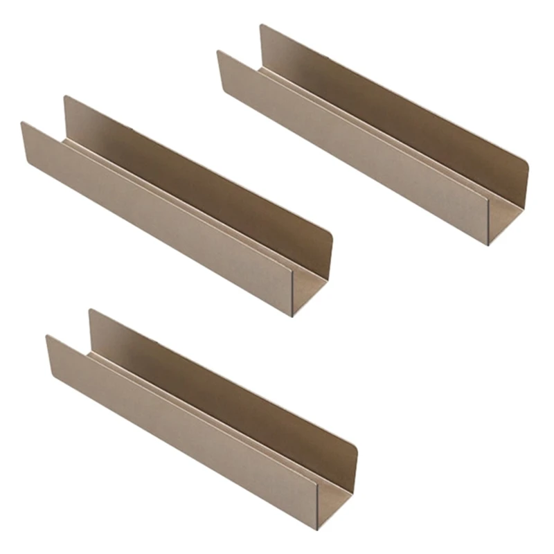 

New 3Pcs 10 Inch U-Shaped Cranberry Cookie Mould Non-Stick Rectangular Biscuit Shaper French Bread Mold Bakeware-Gold