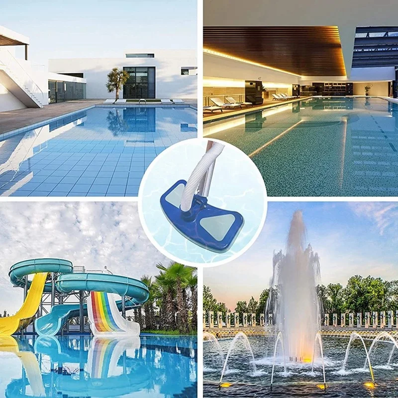 

Pool Cleaner Accessories Weighted Butterfly Pool Vacuum Head With Bottom Brushes For Swimming Pools Cleaning