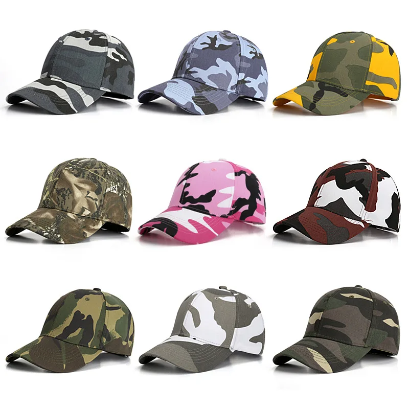 

Spring and Autumn Adjustable Baseball Cap Unisex Sports Outdoor Sunscreen Casual Cap Women and Men Camouflage Cap Rebound Cap