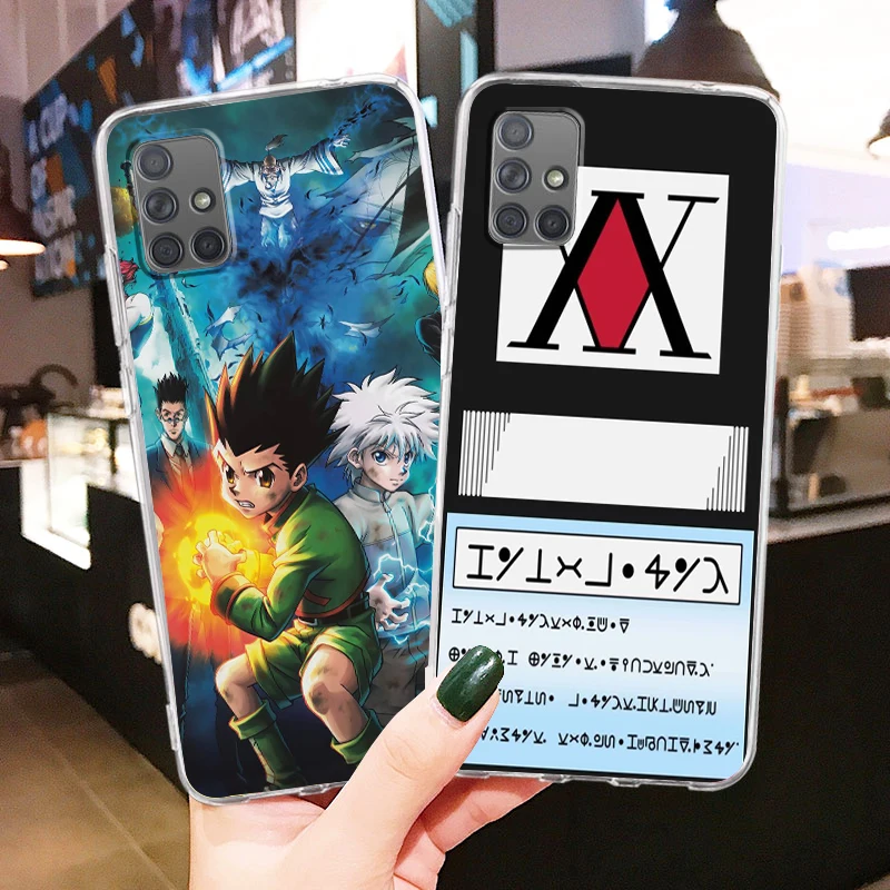 

Popular Anime HUNTER×HUNTER For Samsung A73 A72 A71 A53 A52 A51 A42 A32 A23 A22 A21S A13 A12 A03 Transparent Phone Case