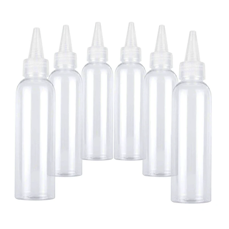 

100Pcs 10ml/20ml/30ml/50ml/100ml/120ml Plastic Tip Applicator Bottle Squeeze Dispensing Vials For Crafts, Art, Glue