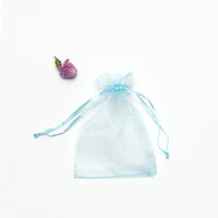 100pcs organza jewelry bag cigarette candy wrap storage wedding gifts for guests box packaging