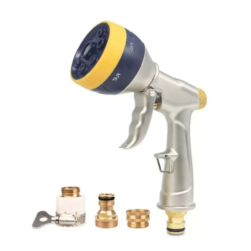 

NEW2022 Dropshipping High-pressure Metal Water Spray Gun Car Washer Hose Nozzle Home Garden Watering Sprinkler Water Gun Cleanin