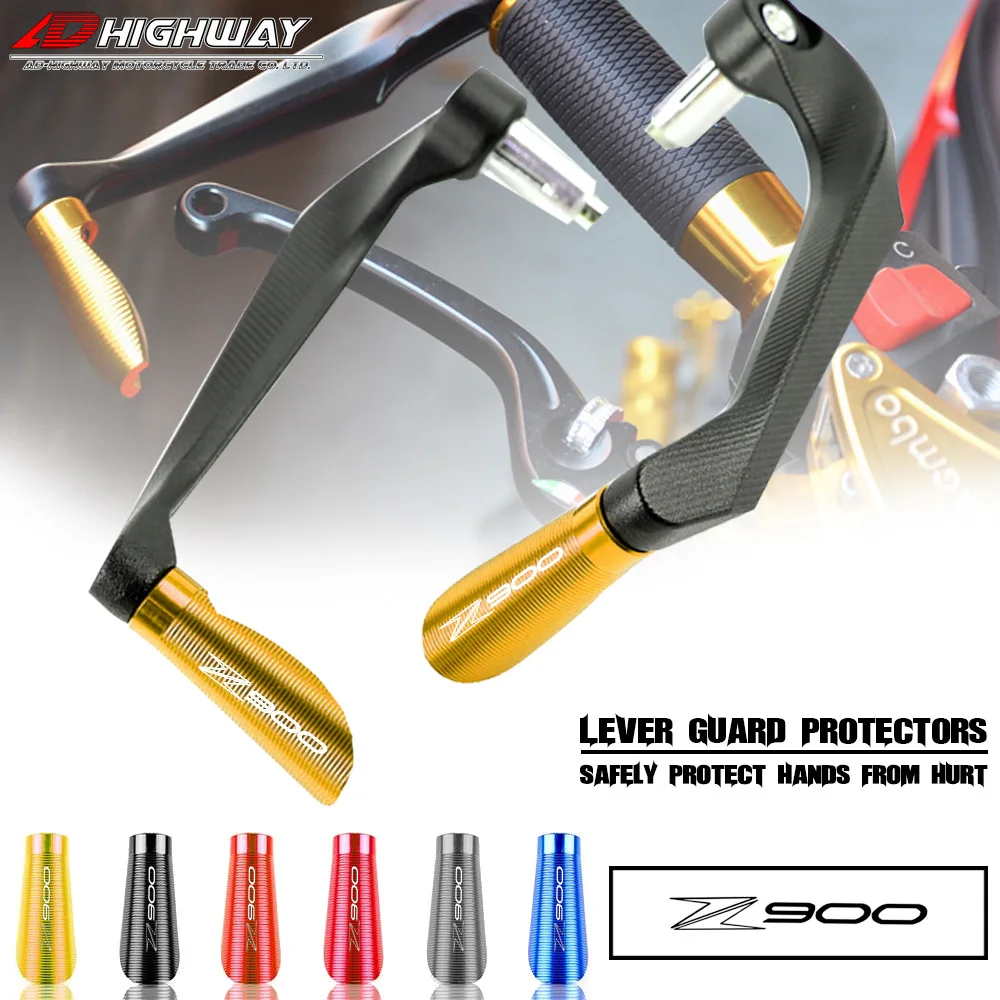 

For KAWASAKI Z650 Z900 Z900RS Z 900 2017 2018 2019 2020 Motorcycle CNC Handlebar Grips Guard Brake Clutch Levers Guard Protector