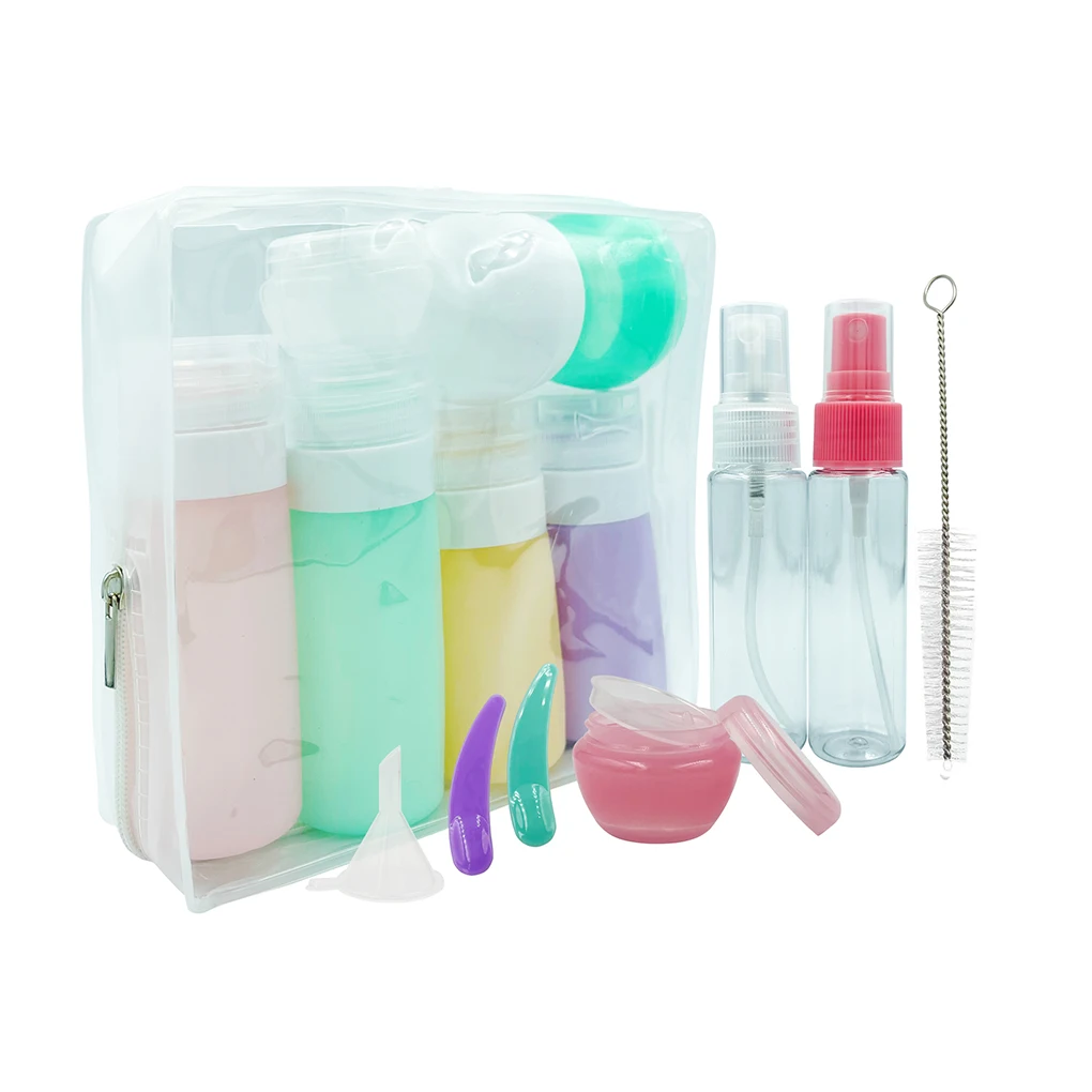 

16 Pieces Kit Travel Toiletries Bottle Detachable Backpacking Container