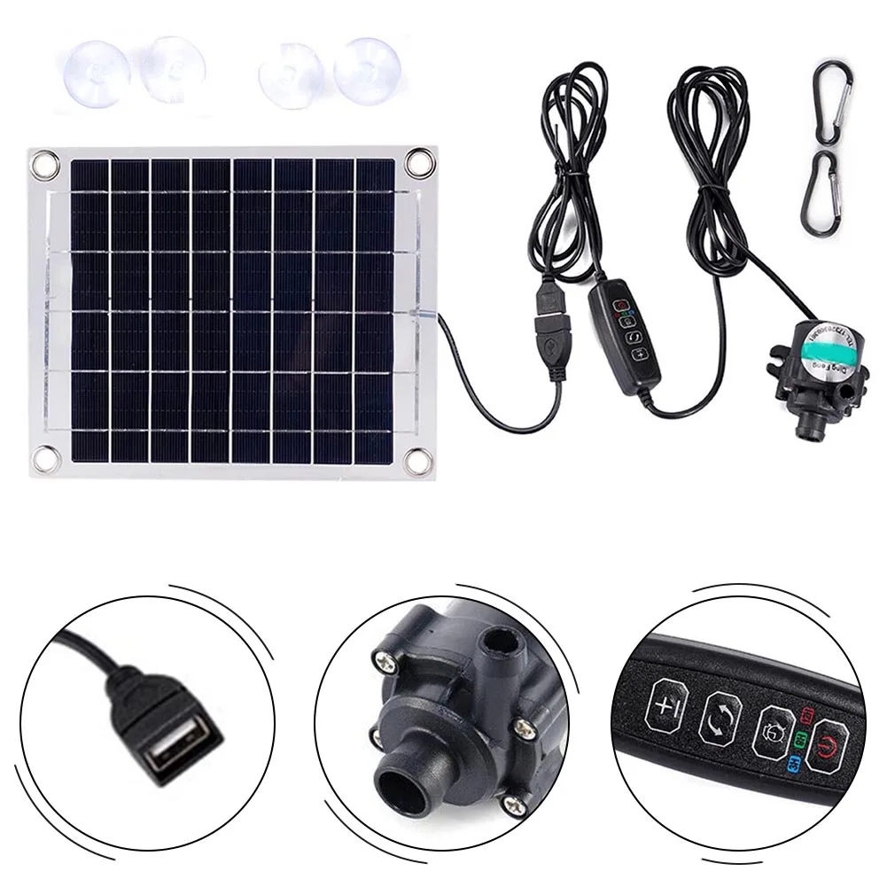 

ABS Solar Panel Pump Kit Solar Panel Pump Kit Easy To Install Energy Saving Light Weight Monocrystalline Silicon