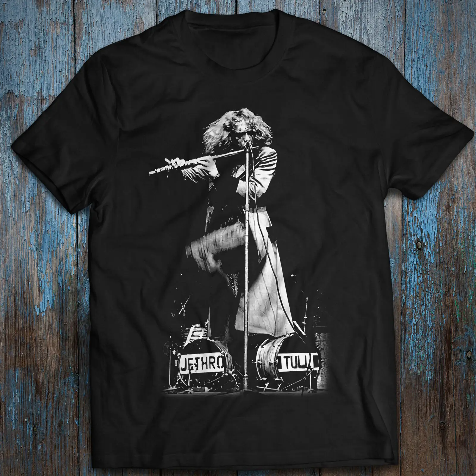 Хлопковая футболка с изображением рок-музыки Jethro Tull Band Tee Ian Anderson толстая как