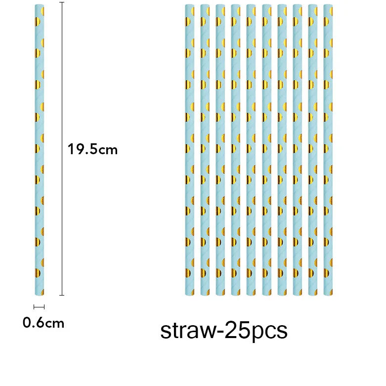 Синий бронзовый золотой горошек одноразовая посуда для дня рождения тарелка