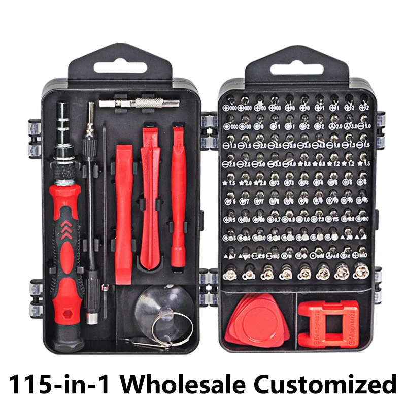 

Screwdriver Tool Set Phone Computer Maintenance Disassembly Tool Multifunctional Manual Screwdriver Set 115 in 1 Or 138 in 1