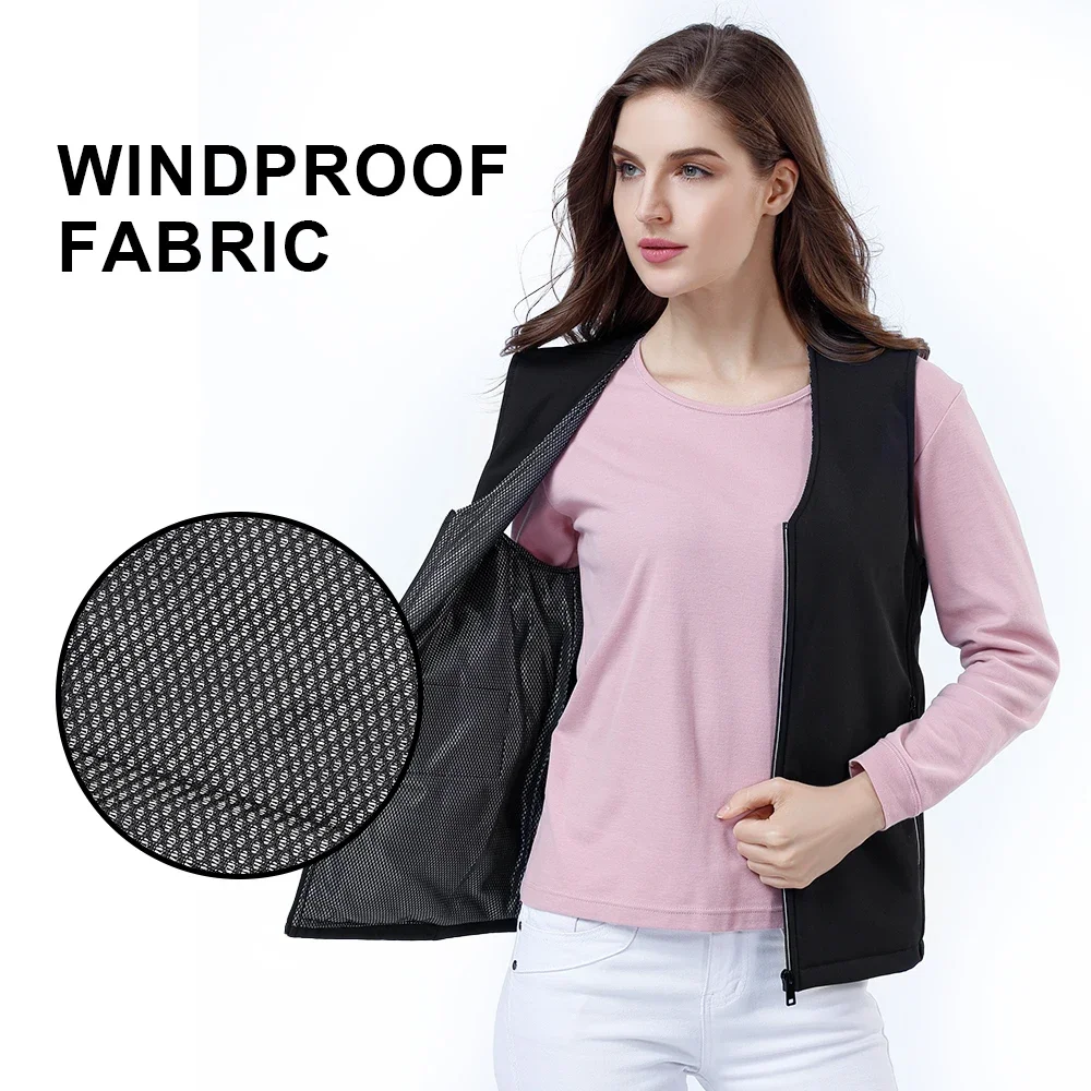 Жилет с подогревом унисекс зимняя мужская куртка походный жилет верхняя одежда