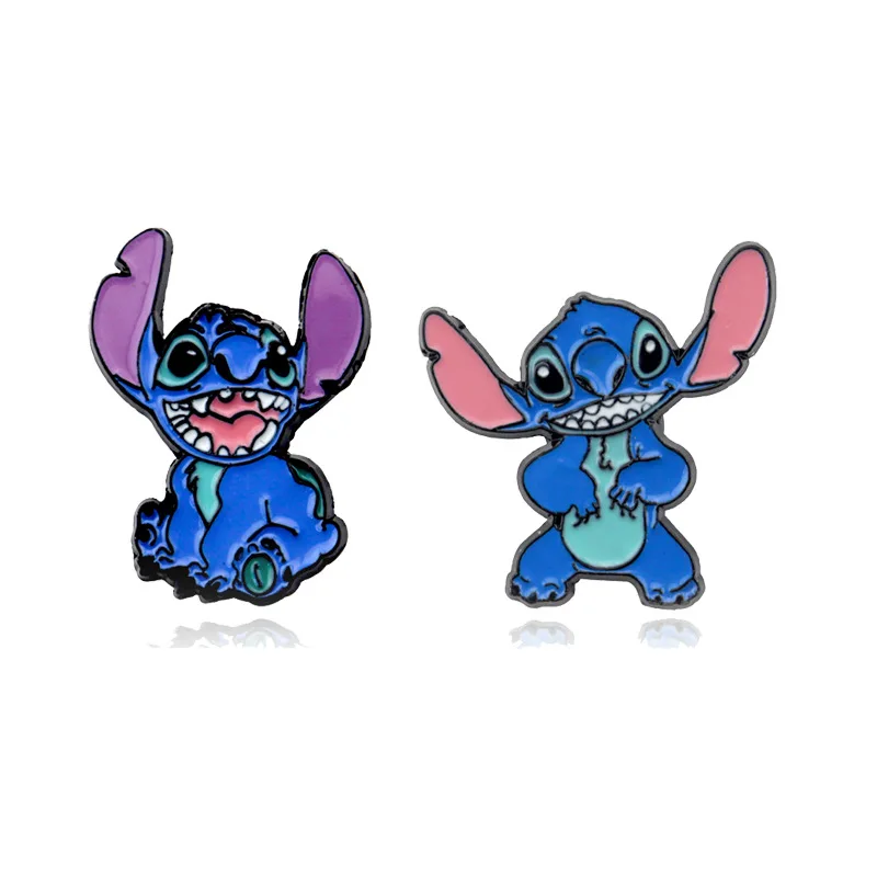 Дисней Аниме Значки Лило и Стич Милые Булавки на Одежду, Декорация на Рюкзаке, Шляпе, Аксессуары для Друзей, Ювелирные Подарки.