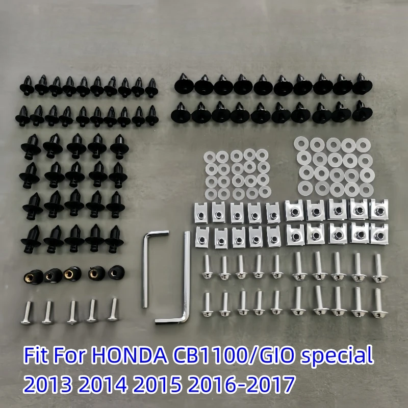 Комплект обтекателя кузова болты винты пригодные для HONDA CB1100/GIO special 2013 2014 2015 2016-2017