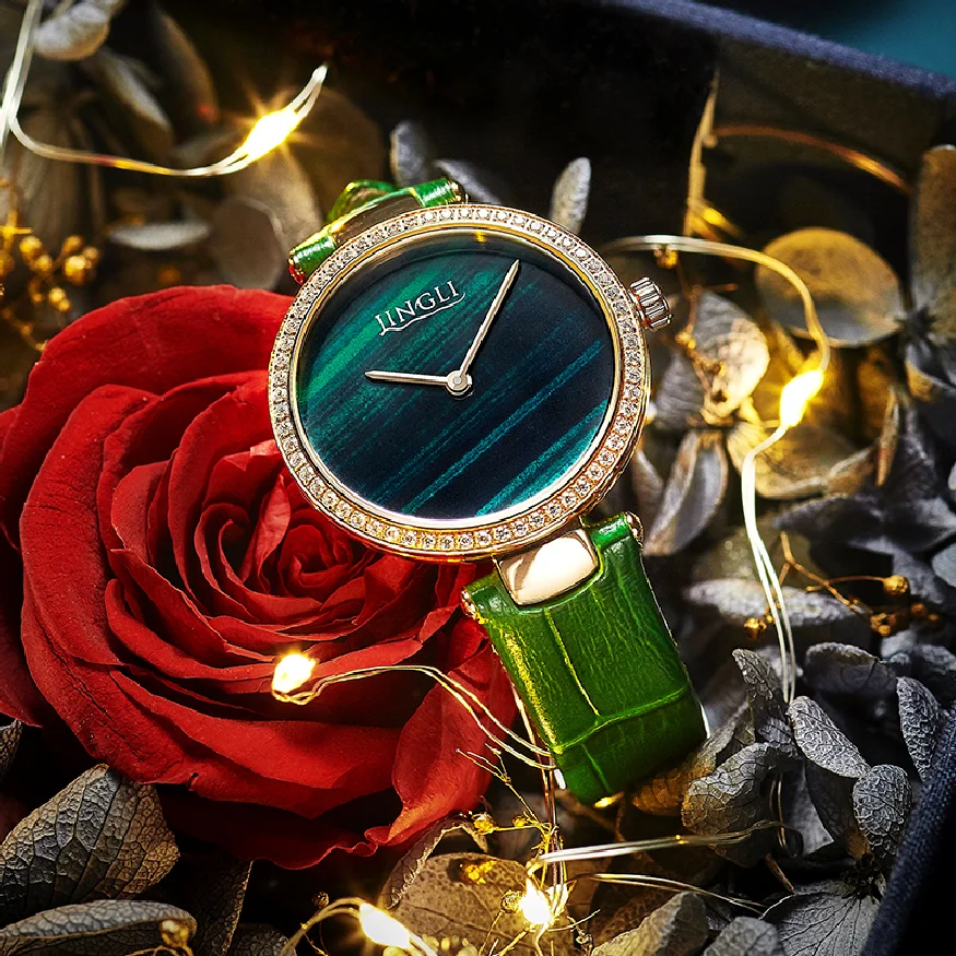 Новинка 2023, женские кварцевые часы jinology