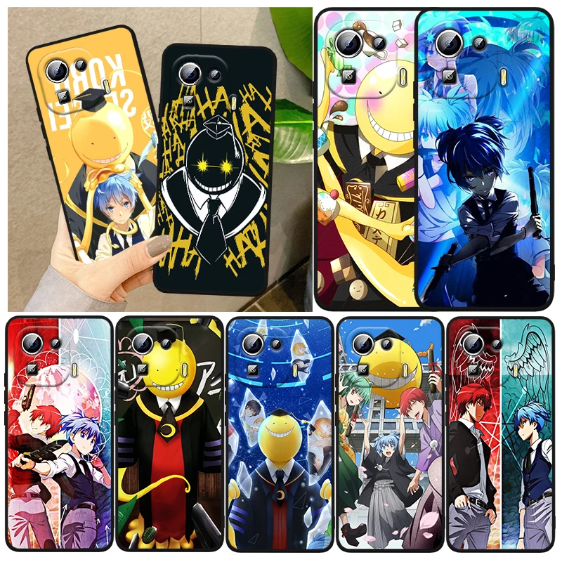 

Anime Assassination Classroom Cover For Xiaomi Mi 13 Pro Lite 12X 12 11 11T 11i 10T 10 Pro Lite Ultra 5G Black Phone Case