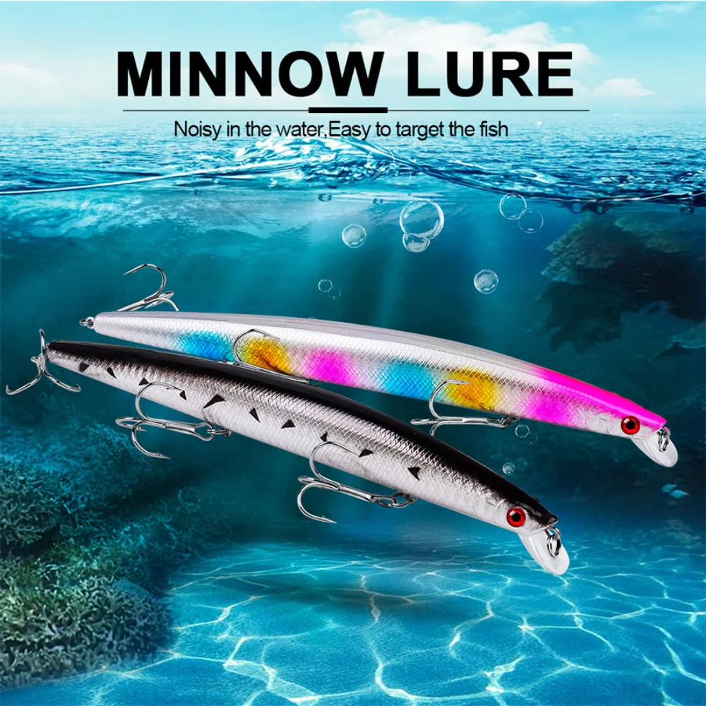 

1pcs Fake Bait Hard Minnow Crankbait Fishing Lures Set of Wobbler for Pike Trolling Fishing Tackle 18cm 26g Artificial Bait Kit