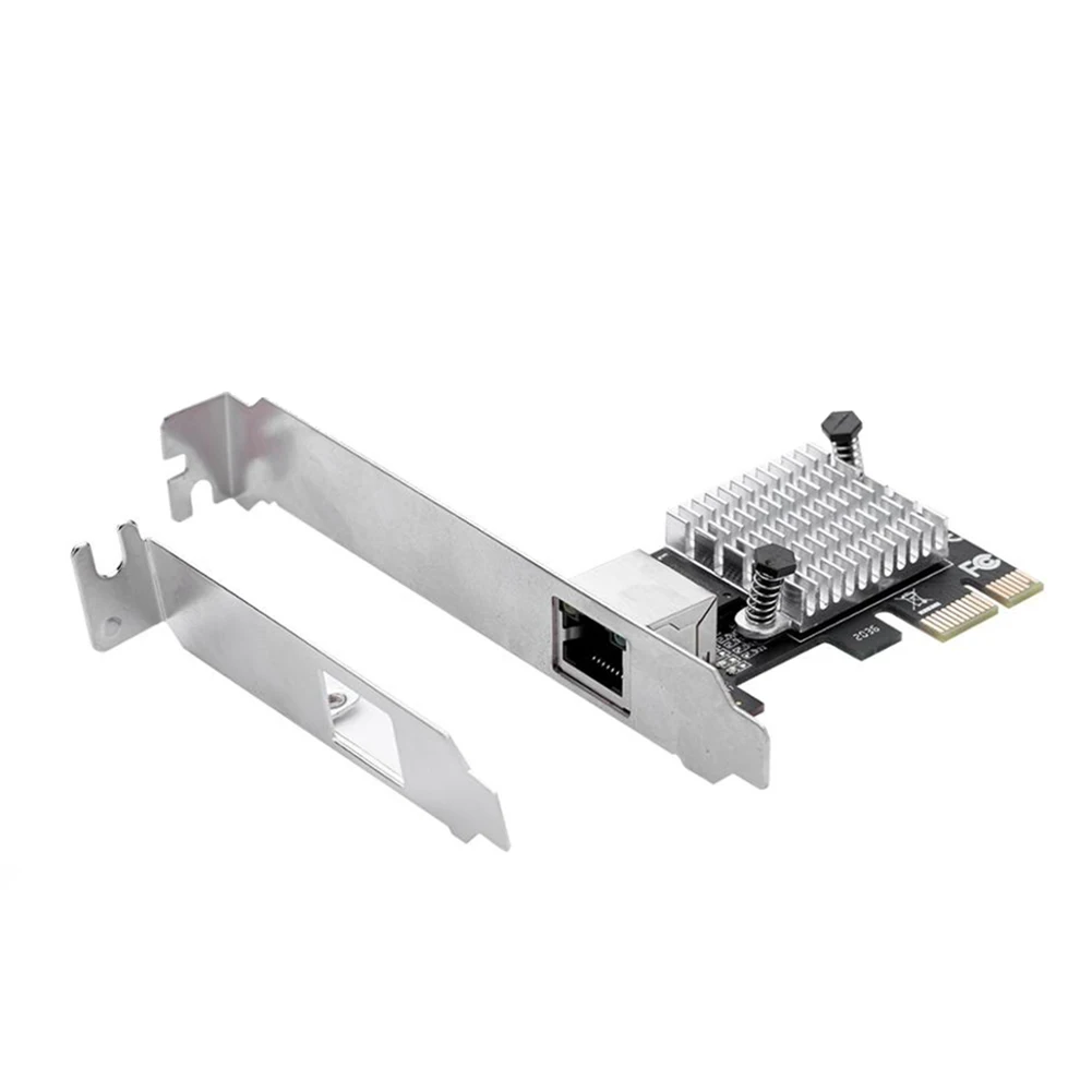 

PCIEx1 2,5G гигабитная сетевая карта адаптер с 1 портом 2500 Мбит/с PCIe 2,5 ГБ Ethernet карта RJ45 LAN контроллер карта