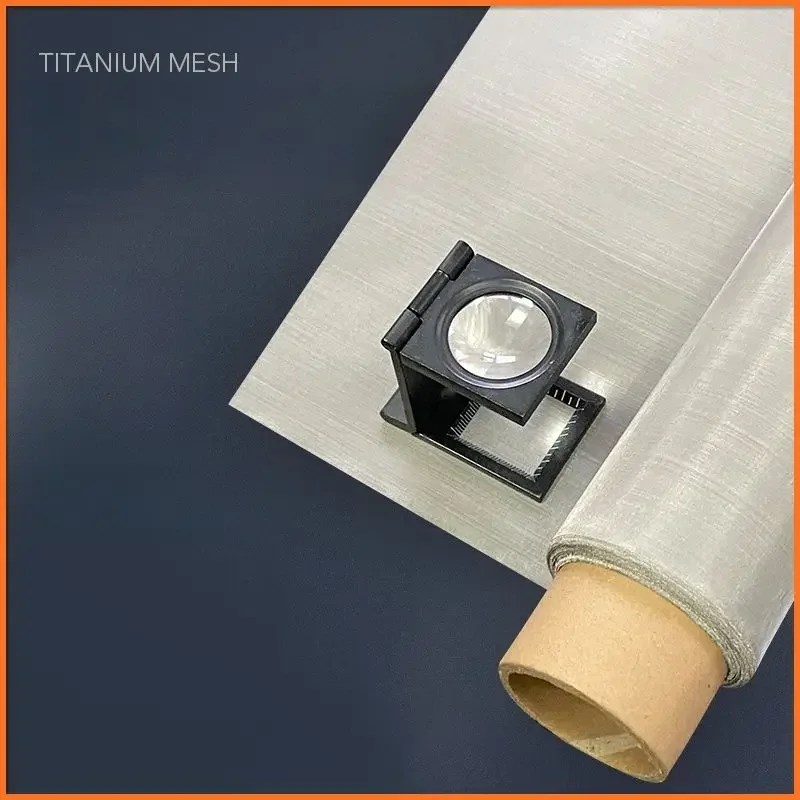 99.5% коррозионно-стойкая плетеная сетка из титановой проволоки с квадратными