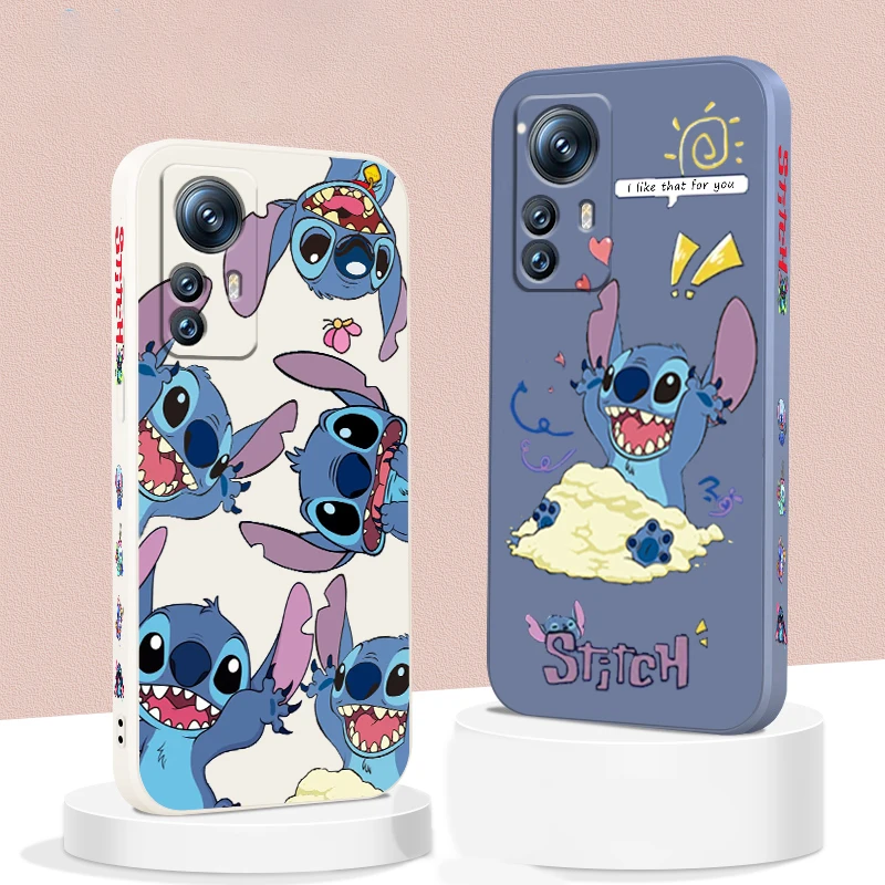 

Lilo Stitch Disney Cool Cute Phone Case For Xiaomi Mi 13 12S 12 12X 12T 11i 11T 11 10 10S Pro Lite Ultra 5G Liquid Left Rope