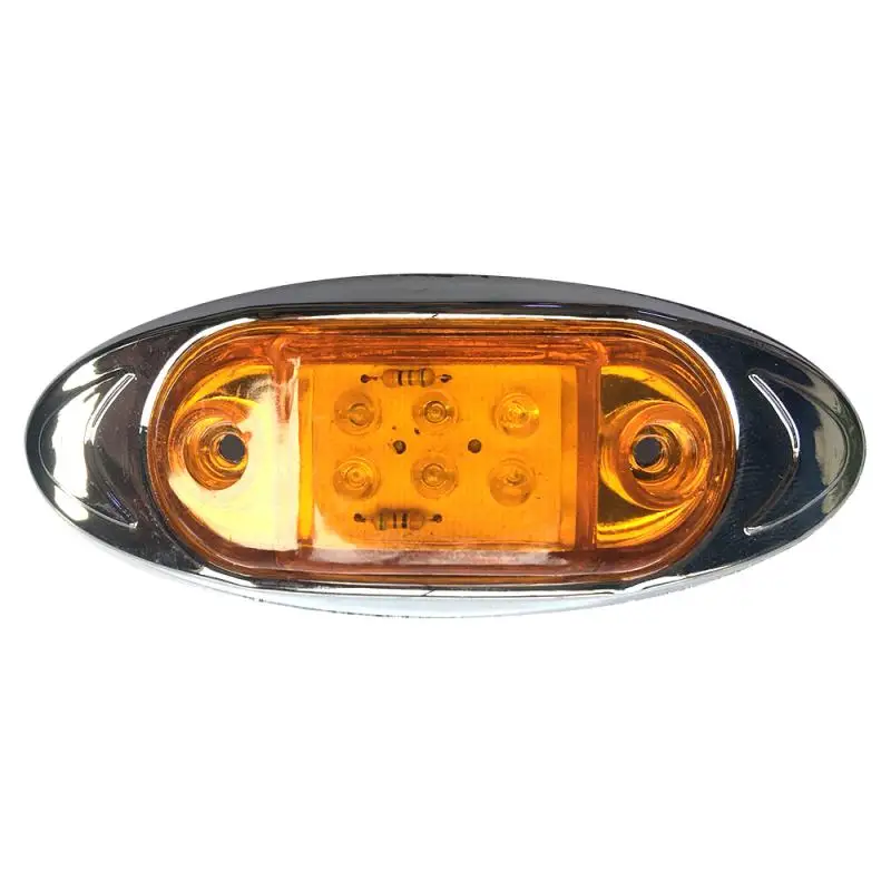 

Durable 6 Led Side Front Marker Indicators Lights High Brightness Side Light Universal 24v Car Light For Truck Trailer Lorry