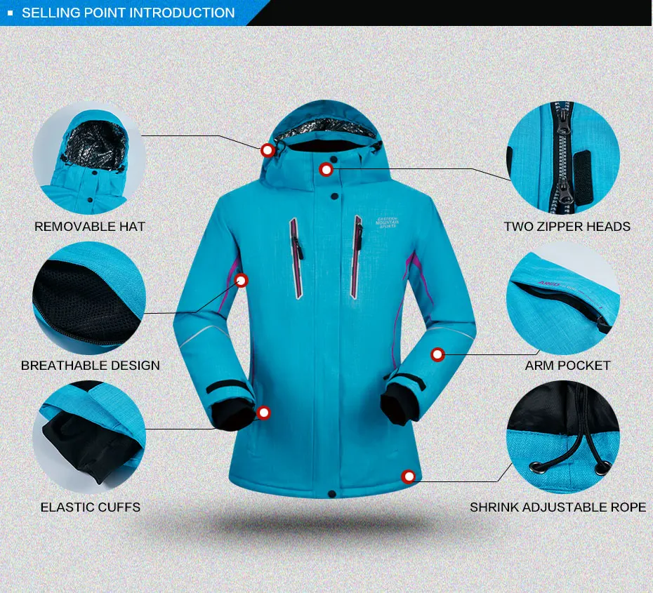 New Ski Suit Women -30 Warm Windproof Waterproof Winter Snow Snowboard Jackets And Pants Skiing And Snowboarding Suits  Brands