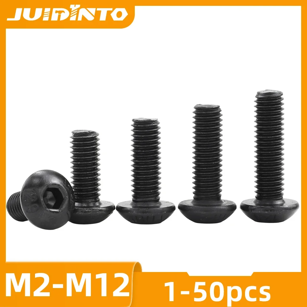 

JUIDINTO болты с шестигранной головкой и круглой головкой М2-М10 12.9 класса