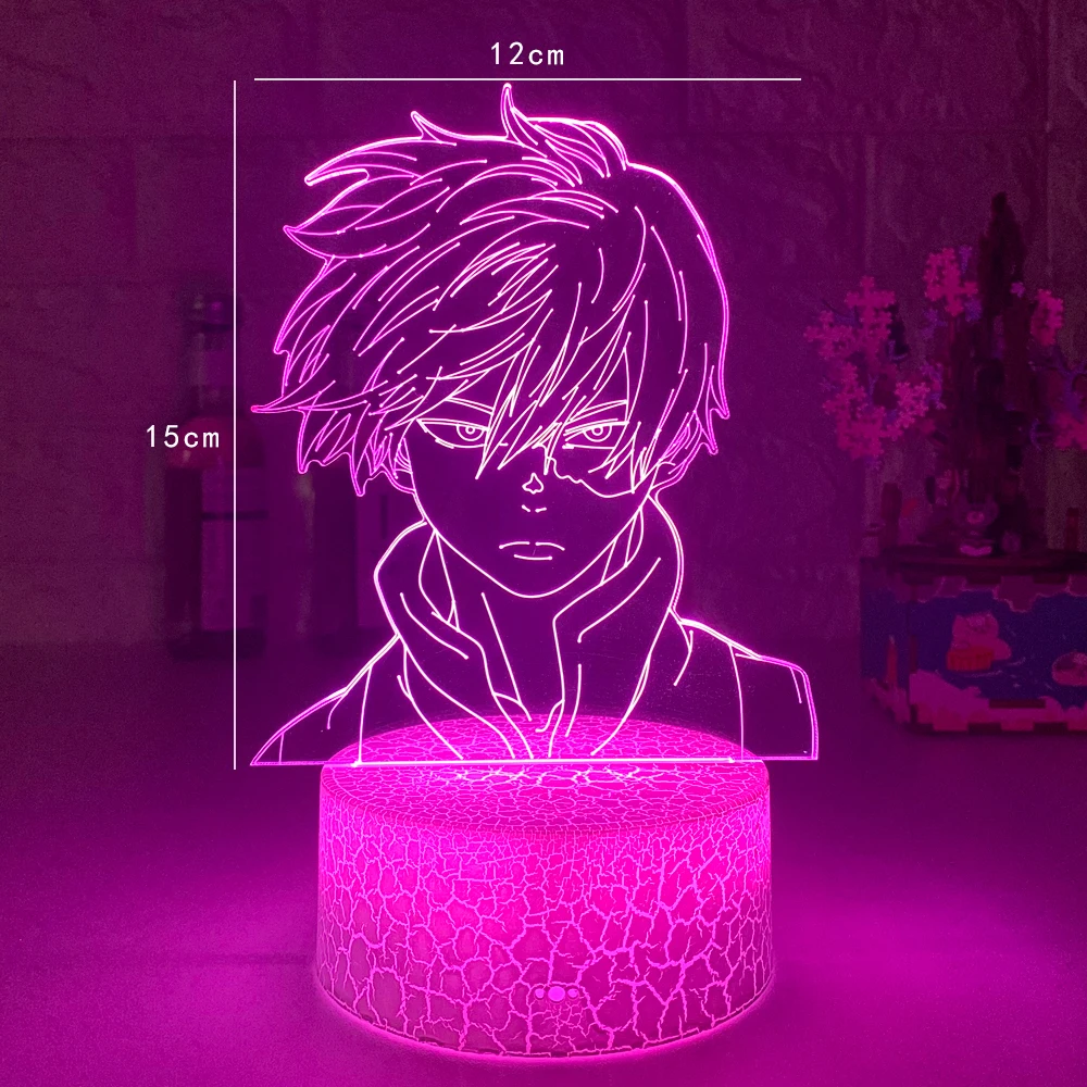 Фото Anime My Hero Academia Shoto Todoroki Face Design Led Night Light Lamp for Kids Child Boys Bedroom Decor Acrylic Table Gift Освещение Anime My Hero Academia Shoto Todoroki Face Design Led Night Light Lamp for Kids Child Boys Bedroom Decor Acrylic Table Gift Освещение