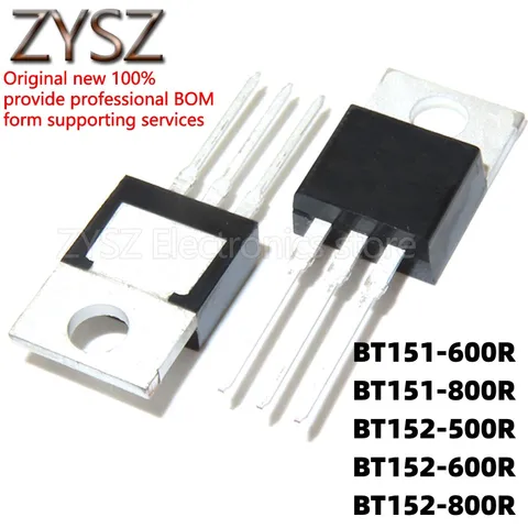 Однонаправленный Тиристор BT151 BT152-500R 600R 800R in-line TO-220, 1 шт.