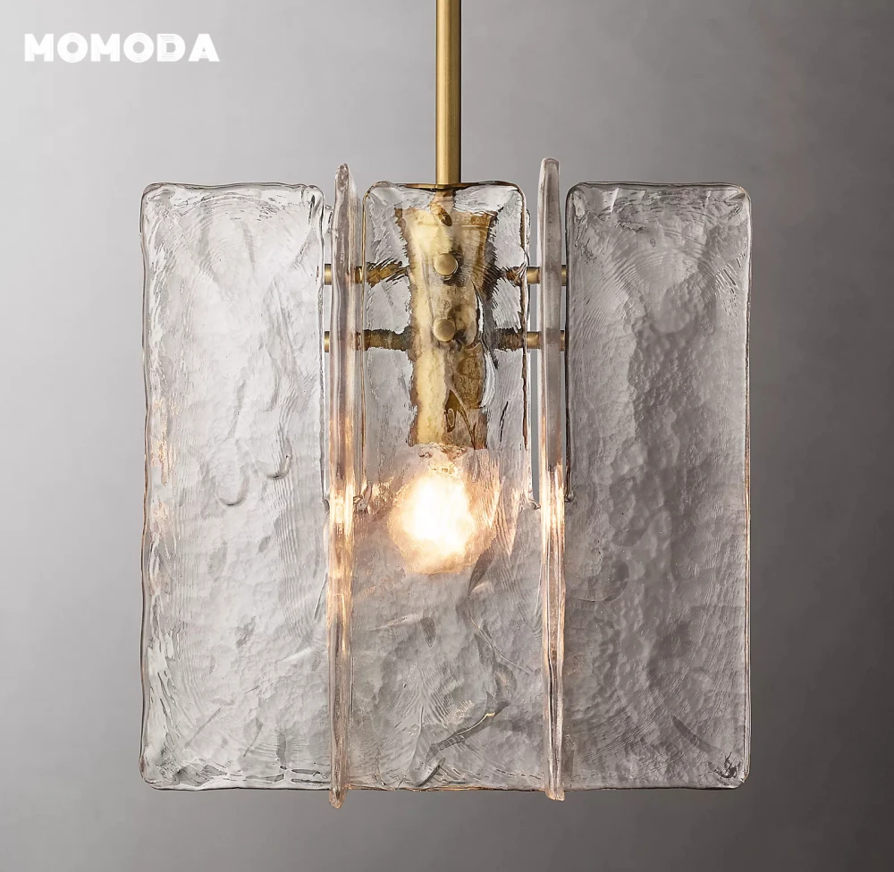 

Lattice Pendant Lights Modern Retro LED Glass Single Ceiling Chandeliers for Dining Room Kitchen Island Bedroom Hanging Lamps
