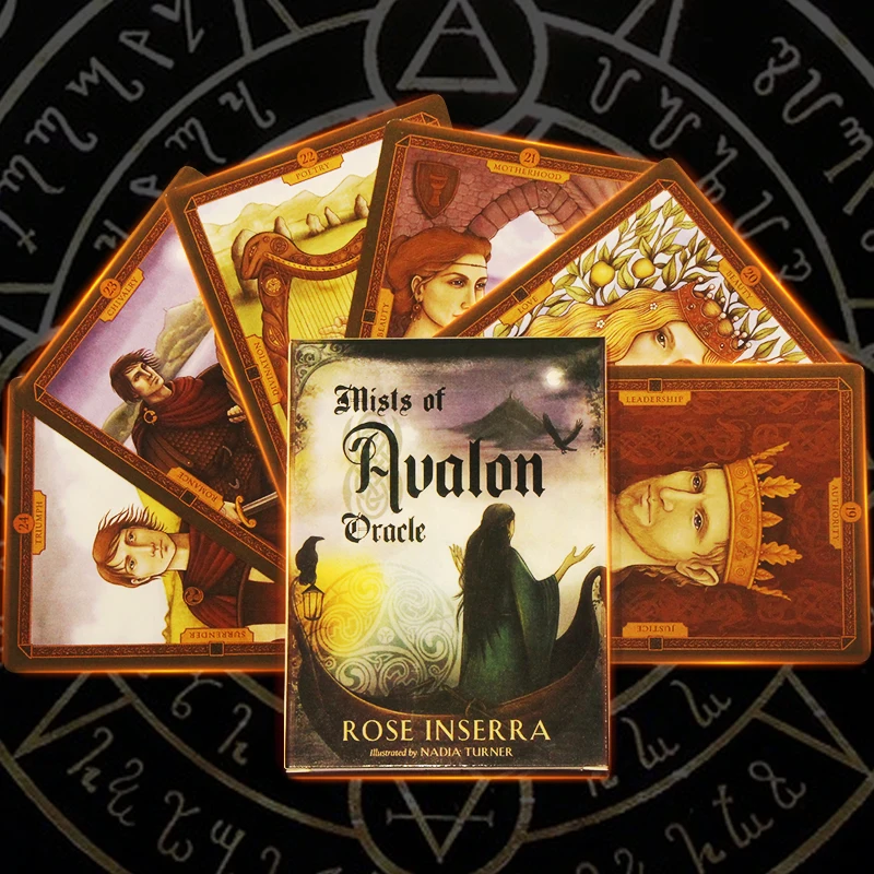 

Ins Hot Sale Trendy Oracle Card Tarot Full English Version Board Game With Electronic Manual Table Game Gothic Font Gift