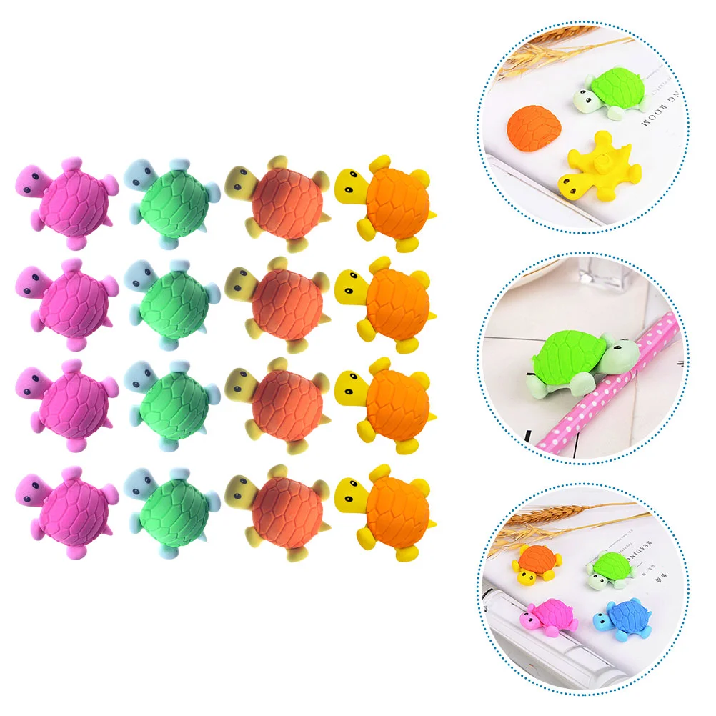 24 Pcs Erasers Kids Mini Colored Pencils Students Eraser Cartoon Eraser Classroom Prizes Colored Pencils Kids