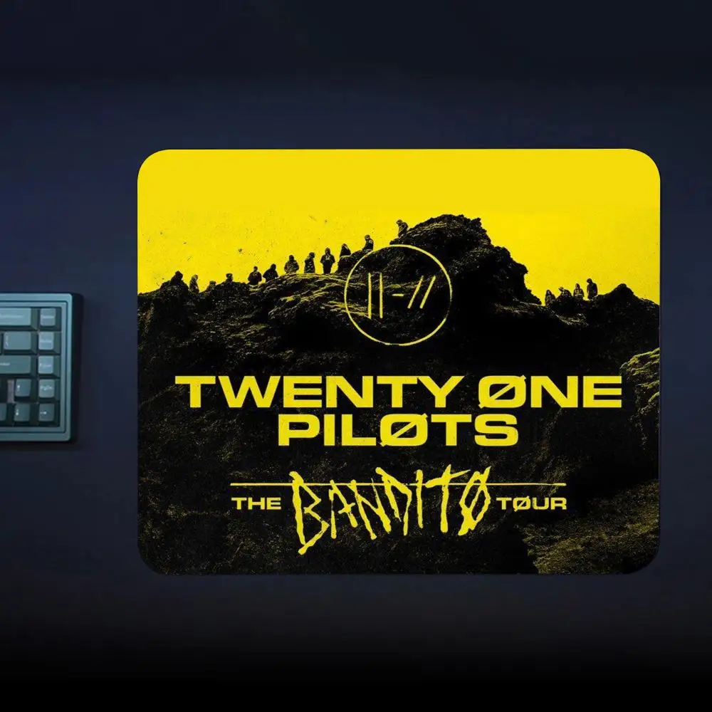 T-Twenty One Pilots Mouse Pad Gaming Laptops Mousepad Gamer Carpet Keyboard Mat Desk Protector Anime Cartoon Pads