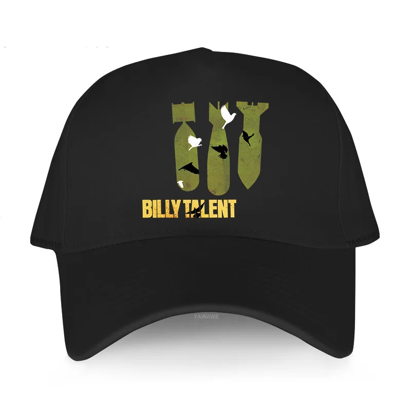 

Fashion Baseball Cap Summer Original Luxury Man Hats BILLY TALENT Funny Graphic printed caps Snapback Casual short visor hat
