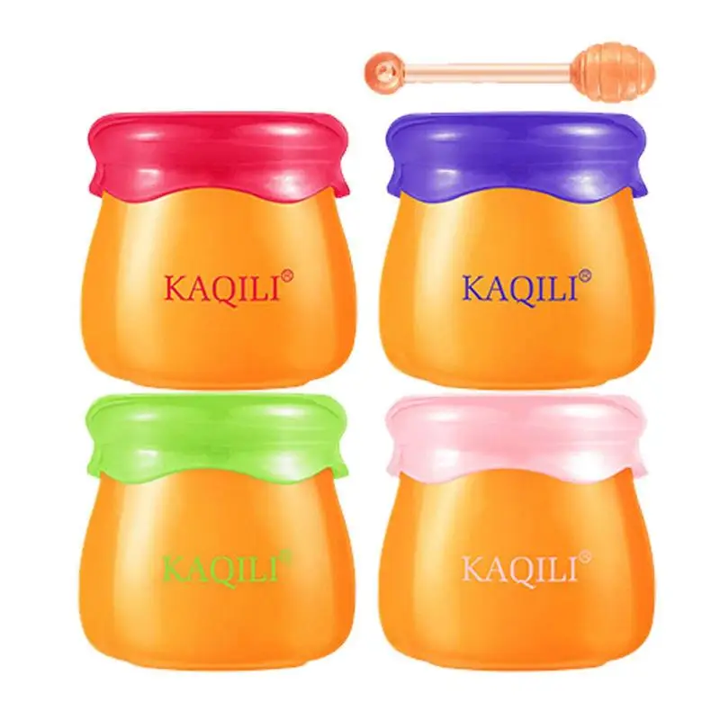 

4 шт., портативный бальзам для губ, 0,35 унции