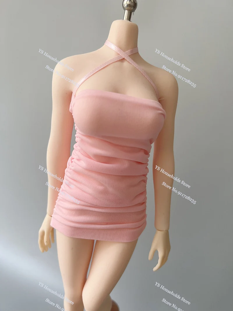 Платье женское эластичное со складками и лямками 12 дюймов AT201 AT202