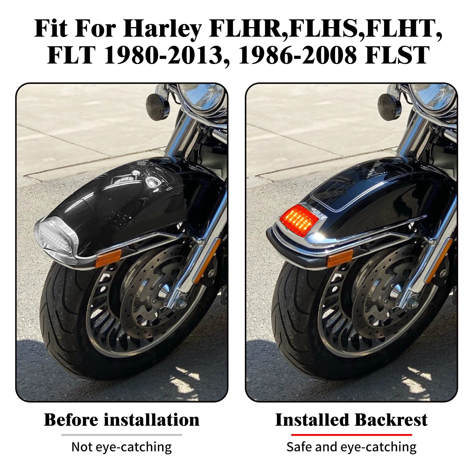 Мотоциклетный фонарь с передним наконечником для крыльев лампа фар Harley Touring Road King