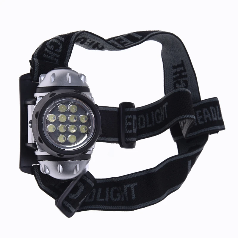 

Headlamp 12 LED Headlamp Headlamp Zoomable White Waterproof Fishing