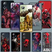 marvel cute deadpool phone case for huawei honor 7a 7c 7s 8 8a 8c 8x 9 9a 9c 9x 9s pro prime max lite black luxury back silicone