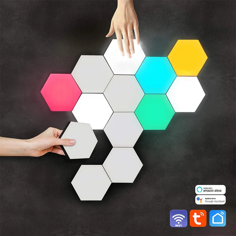 

Умная Шестигранная настенная Bluetooth-панель с дистанционным управлением