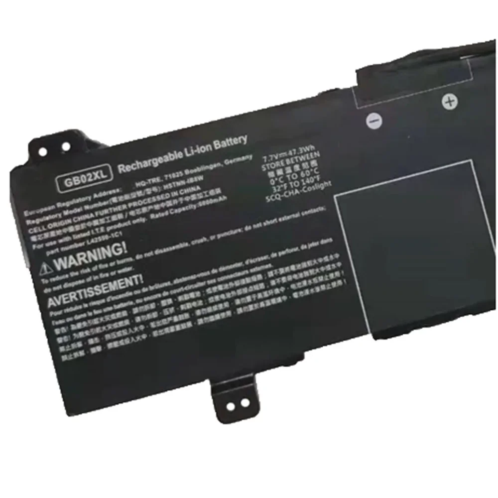 Оригинальный аккумулятор для ноутбука 7 В 47 3 Втч GB02XL HP CHROMEBOOK X360 11 G2 G7 G8 EE 14-DB0001AU