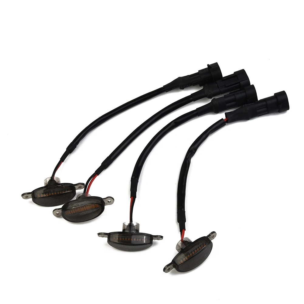

Replacement Light Smoke Wiring Harness LED Parts Raptor Style Cover 12LED ABS Plastic Accessories For Ram 1500