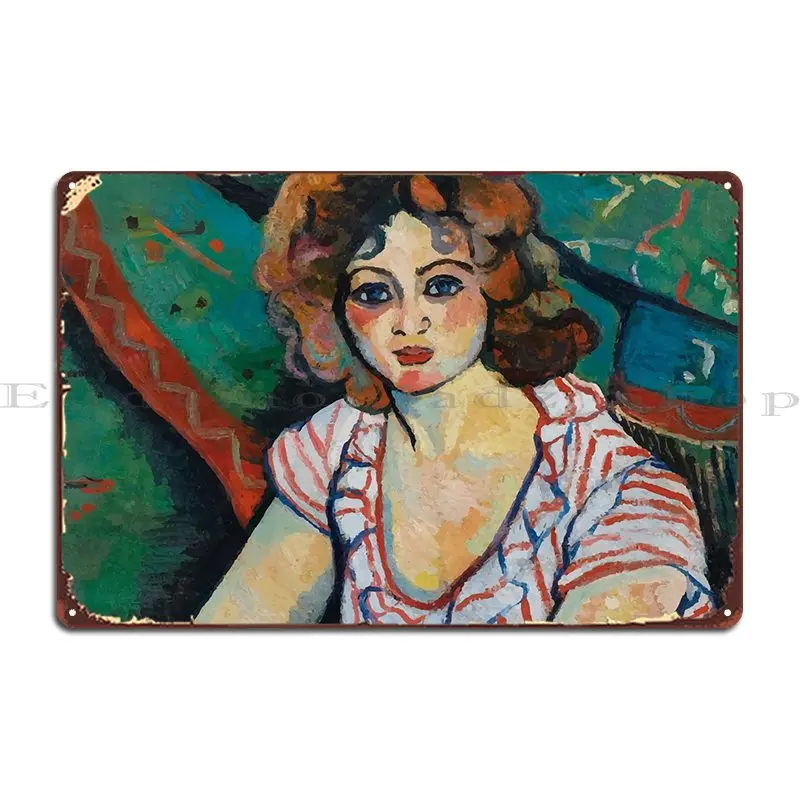 

Suzanne Valadon, металлический знак, клубный Настенный декор, кинотеатр, индивидуальный настенный Жестяная Табличка с надписью постер