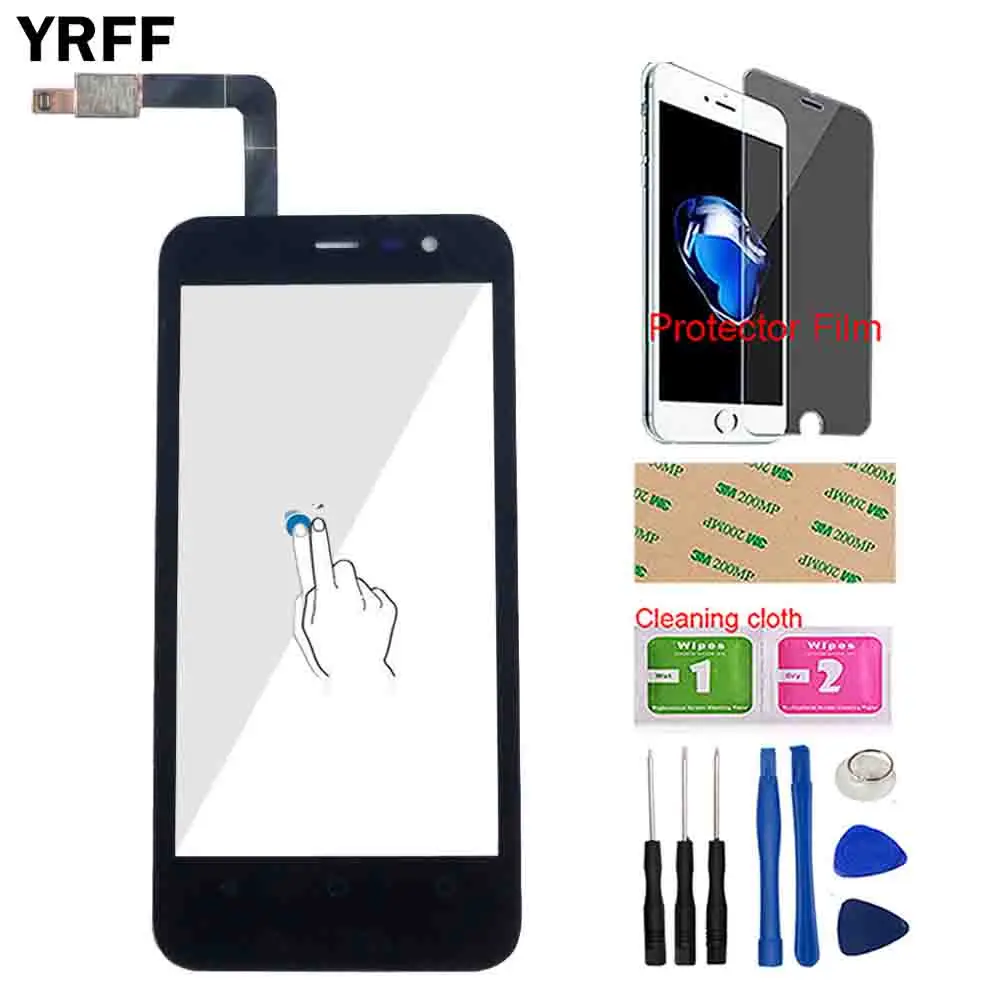 

Touch Screen Panel For TP-Link Neffos Y5L Touch Screen Front Glass Digtizer Panel Sensor Tools Protctor Film 3M Glue Wipes