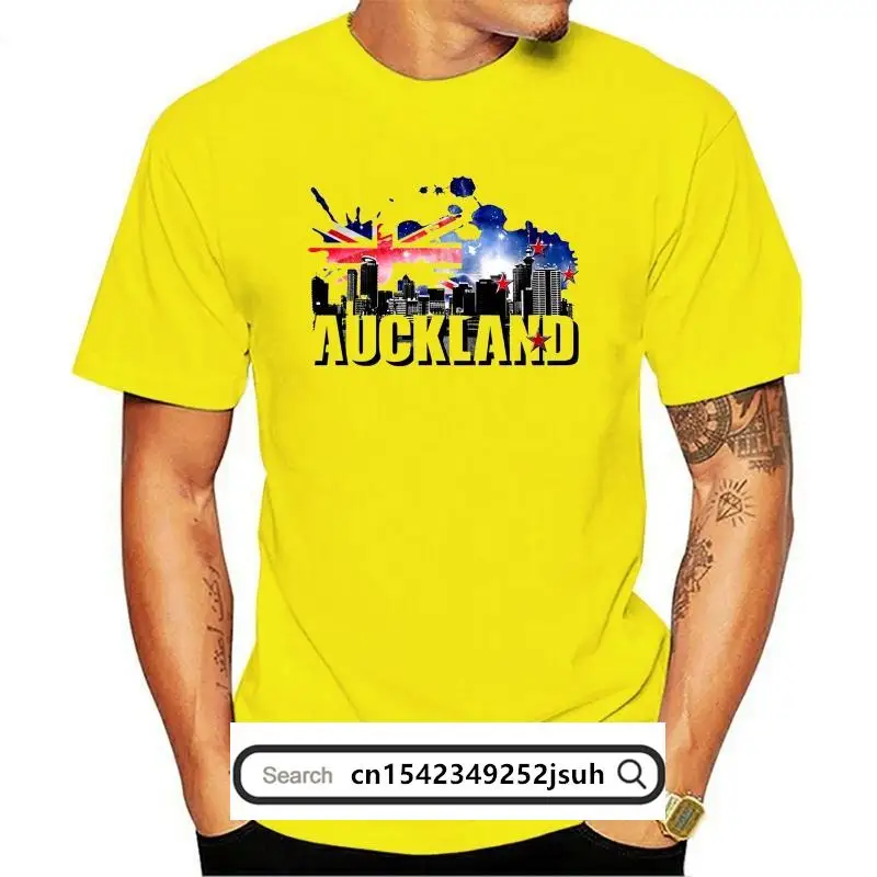 

New Auckland - white t shirt top 2021 Zealand flag - mens womens Cool Casual pride t shirt men Unisex 2021 Fashion tshirt Loose