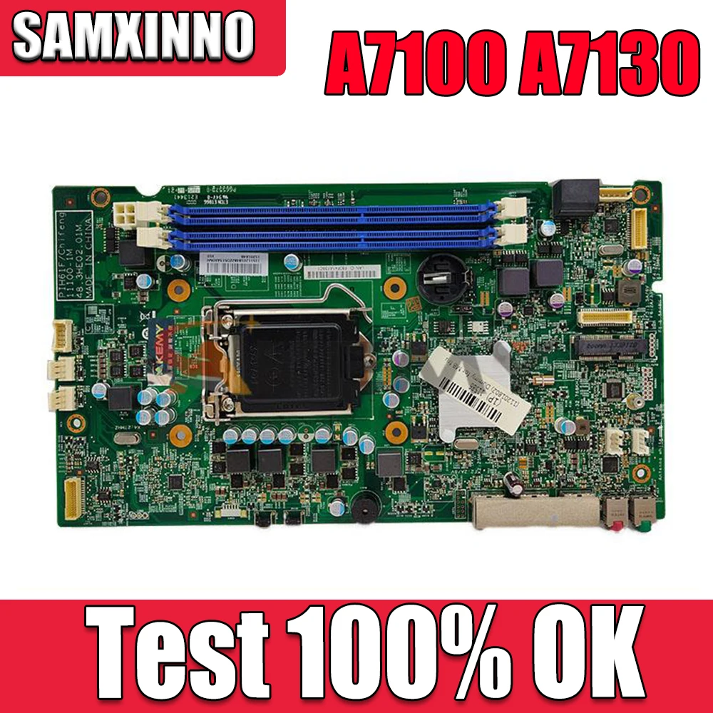 

Original All-in-One Motherboard For Lenovo for A7100 A7130 A7190 A7110 PIH61F 11100-1M 03T6674 Perfect Test Before Delivery